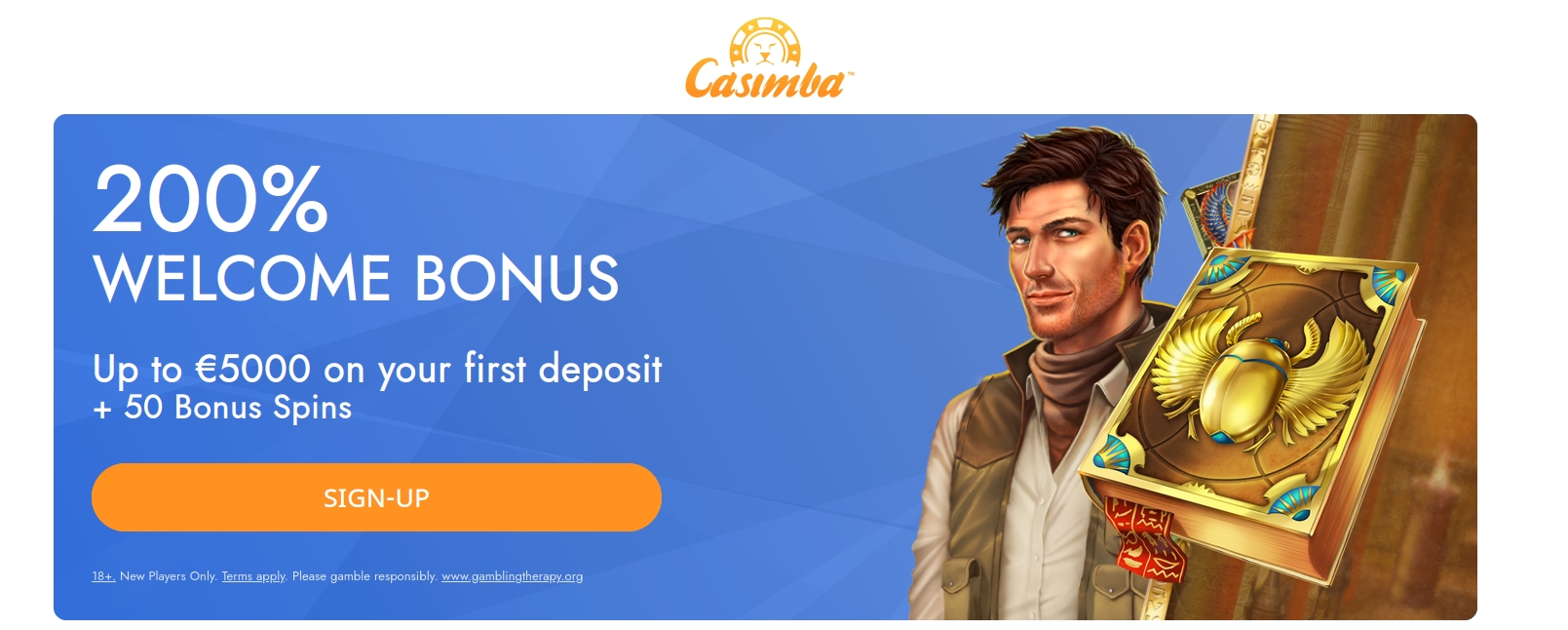 Casimba Casino velkomstpakke